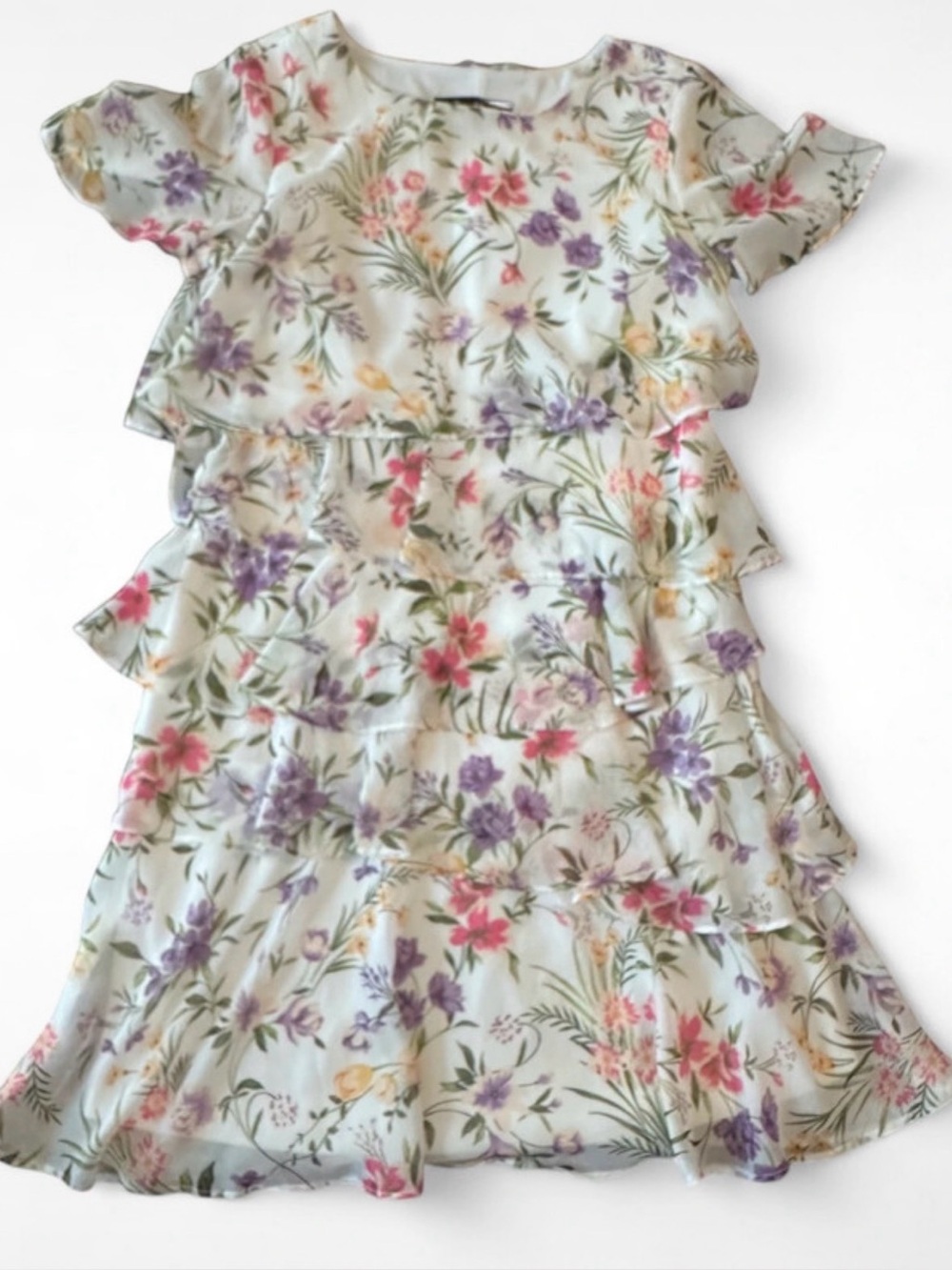 Women's Jessica howard ruffle floral dress Size 6P